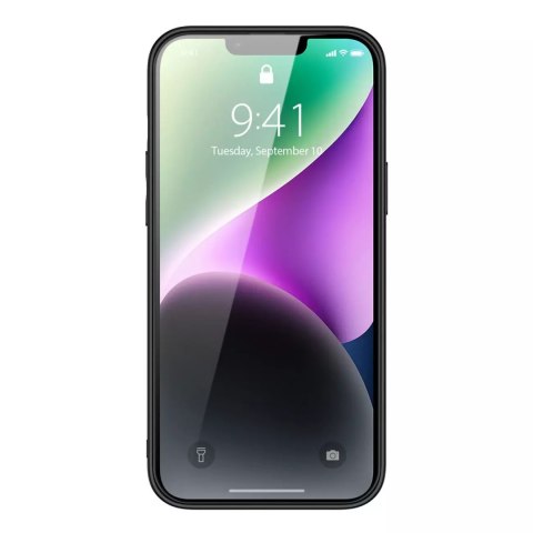 Dux Ducis Dux Ducis Yolo etui iPhone 14 elegancki pokrowiec ze skóry ekologicznej czarny Dux Ducis Dux Ducis Yolo etui iPhone 14 elegancki pokrowiec ze skóry ekologicznej czarny