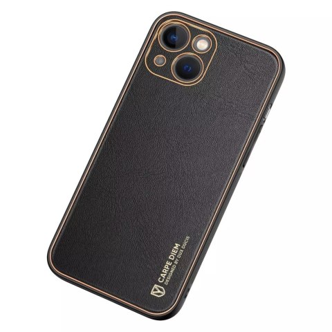 Dux Ducis Dux Ducis Yolo etui iPhone 14 elegancki pokrowiec ze skóry ekologicznej czarny Dux Ducis Dux Ducis Yolo etui iPhone 14 elegancki pokrowiec ze skóry ekologicznej czarny