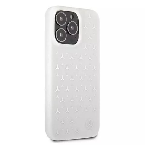 Mercedes Etui Mercedes MEHCP13XESPWH do Apple iPhone 13 Pro Max 6,7" hardcase Silver Stars Pattern