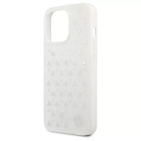 Mercedes Etui Mercedes MEHCP13XESPWH do Apple iPhone 13 Pro Max 6,7" hardcase Silver Stars Pattern Mercedes Etui Mercedes MEHCP13XESPWH do Apple iPhone 13 Pro Max 6,7" hardcase Silver Stars Pattern