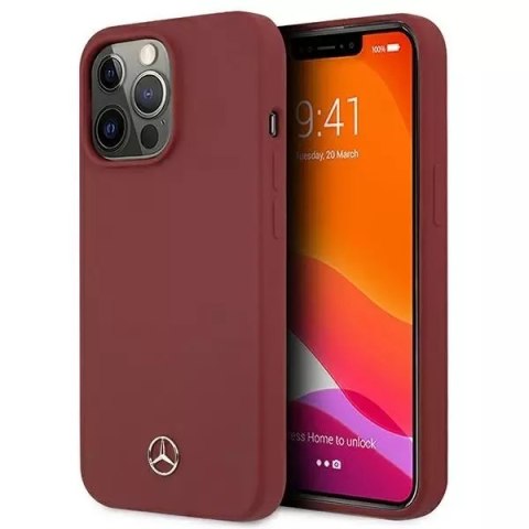 Mercedes Etui Mercedes MEHCP13XSILRE do Apple iPhone 13 Pro Max 6,7" hardcase Silicone Line Mercedes Etui Mercedes MEHCP13XSILRE do Apple iPhone 13 Pro Max 6,7" hardcase Silicone Line