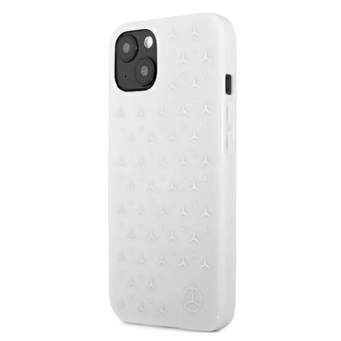 Mercedes Etui Mercedes MEHCP13SESPWH do iPhone 13 mini 5,4" hardcase Silver Stars Pattern Mercedes Etui Mercedes MEHCP13SESPWH do iPhone 13 mini 5,4" hardcase Silver Stars Pattern
