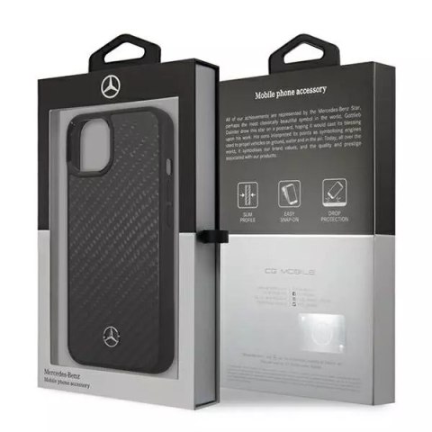 Mercedes Etui Mercedes MEHCP13SRCABK do iPhone 13 mini 5,4" carbon hardcase Dynamic Line Mercedes Etui Mercedes MEHCP13SRCABK do iPhone 13 mini 5,4" carbon hardcase Dynamic Line