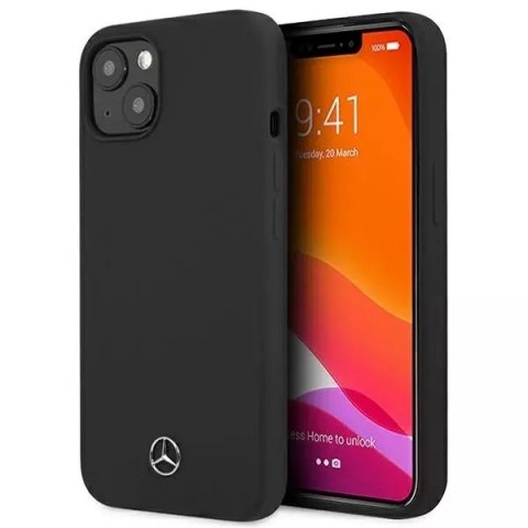 Mercedes Etui Mercedes MEHCP13SSILBK do iPhone 13 mini 5,4" hardcase Silicone Line Mercedes Etui Mercedes MEHCP13SSILBK do iPhone 13 mini 5,4" hardcase Silicone Line