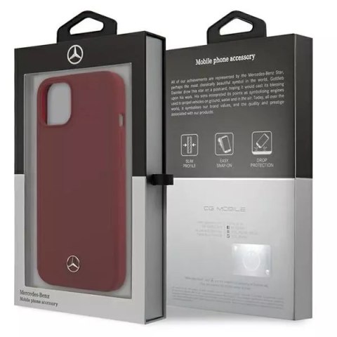 Mercedes Etui Mercedes MEHCP13SSILRE do iPhone 13 mini 5,4" hardcase Silicone Line Mercedes Etui Mercedes MEHCP13SSILRE do iPhone 13 mini 5,4" hardcase Silicone Line