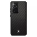 Mercedes Etui Mercedes MEHCS21LRCABK do Samsung Galaxy S21 Ultra G998 carbon hardcase Dynamic Line