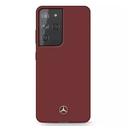 Mercedes Etui Mercedes MEHCS21LSILRE do Samsung Galaxy S21 Ultra G998 hardcase Silicone Line