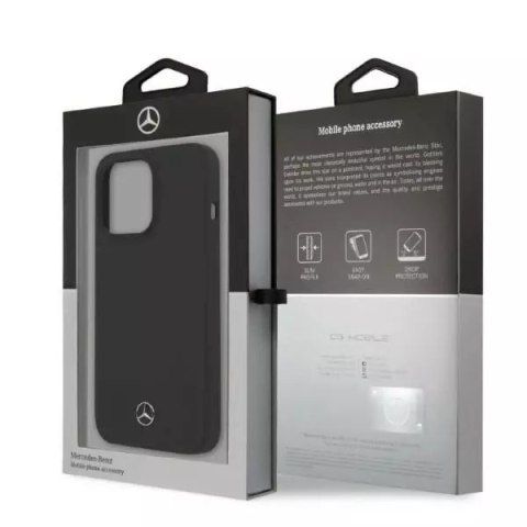 Mercedes Etui Mercedes MEHMP13LSILBK do iPhone 13 Pro / 13 6,1" czarny/black hardcase Silicone Magsafe Mercedes Etui Mercedes MEHMP13LSILBK do iPhone 13 Pro / 13 6,1" czarny/black hardcase Silicone Magsafe