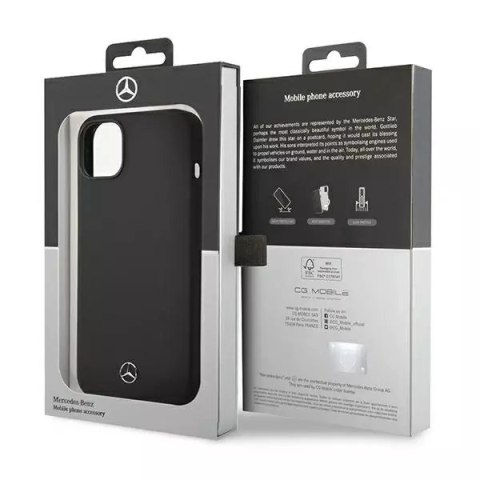 Mercedes Etui Mercedes MEHMP14MSILBK do iPhone 14 Plus 6,7" hardcase Silicone Line Magsafe Mercedes Etui Mercedes MEHMP14MSILBK do iPhone 14 Plus 6,7" hardcase Silicone Line Magsafe