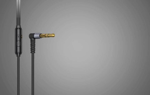 Vipfan Słuchawki dokanałowe przewodowe Vipfan M17, jack 3.5mm (czarne) Vipfan Słuchawki dokanałowe przewodowe Vipfan M17, jack 3.5mm (czarne)