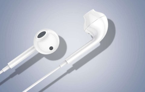 Vipfan Słuchawki douszne przewodowe Vipfan M15, jack 3.5mm, 1m (białe) Vipfan Słuchawki douszne przewodowe Vipfan M15, jack 3.5mm, 1m (białe)