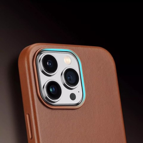 Dux Ducis Dux Ducis Naples etui iPhone 14 Pro magnetyczny skórzany pokrowiec MagSafe brązowe Dux Ducis Dux Ducis Naples etui iPhone 14 Pro magnetyczny skórzany pokrowiec MagSafe brązowe