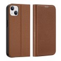 Dux Ducis Dux Ducis Skin X2 etui do iPhone 14 Plus pokrowiec z magnetyczną klapką brązowy