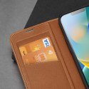 Dux Ducis Dux Ducis Skin X2 etui do iPhone 14 Plus pokrowiec z magnetyczną klapką brązowy