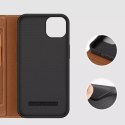 Dux Ducis Dux Ducis Skin X2 etui do iPhone 14 Plus pokrowiec z magnetyczną klapką brązowy