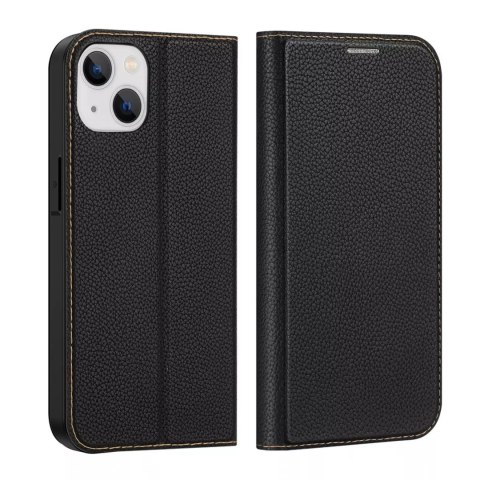 Dux Ducis Dux Ducis Skin X2 etui do iPhone 14 Plus pokrowiec z magnetyczną klapką czarny Dux Ducis Dux Ducis Skin X2 etui do iPhone 14 Plus pokrowiec z magnetyczną klapką czarny