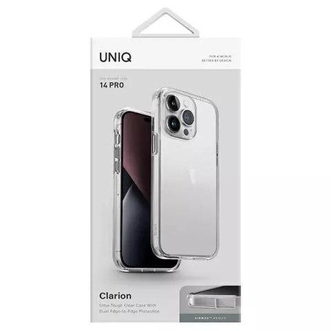 UNIQ Etui na telefon UNIQ Clarion do Apple iPhone 14 Pro 6,1" Przeźroczysty/Lucent clear UNIQ Etui na telefon UNIQ Clarion do Apple iPhone 14 Pro 6,1" Przeźroczysty/Lucent clear