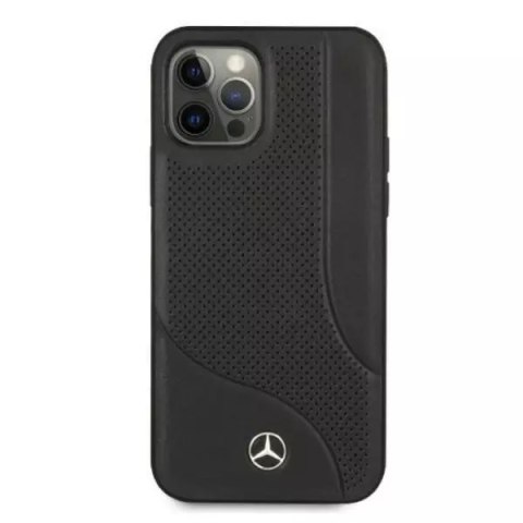Mercedes Etui ochronne Mercedes MEHCP12LCDOBK do Apple iPhone 12 Pro Max 6,7" czarny/black hardcase Leather Perforated Area Mercedes Etui ochronne Mercedes MEHCP12LCDOBK do Apple iPhone 12 Pro Max 6,7" czarny/black hardcase Leather Perforated Area