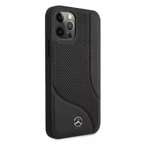 Mercedes Etui ochronne Mercedes MEHCP12LCDOBK do Apple iPhone 12 Pro Max 6,7" czarny/black hardcase Leather Perforated Area Mercedes Etui ochronne Mercedes MEHCP12LCDOBK do Apple iPhone 12 Pro Max 6,7" czarny/black hardcase Leather Perforated Area