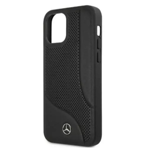 Mercedes Etui ochronne Mercedes MEHCP12LCDOBK do Apple iPhone 12 Pro Max 6,7" czarny/black hardcase Leather Perforated Area Mercedes Etui ochronne Mercedes MEHCP12LCDOBK do Apple iPhone 12 Pro Max 6,7" czarny/black hardcase Leather Perforated Area