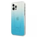 Mercedes Etui ochronne Mercedes MEHCP12LCLGBL do Apple iPhone 12 Pro Max 6,7" niebieski/blue hardcase Transparent Line