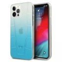 Mercedes Etui ochronne Mercedes MEHCP12MCLGBL do Apple iPhone 12 / 12 Pro 6,1" niebieski/blue hardcase Transparent Line