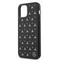 Mercedes Etui ochronne Mercedes MEHCP12MESPBK do Apple iPhone 12 / 12 Pro 6,1" czarny/black hardcase Silver Stars Pattern