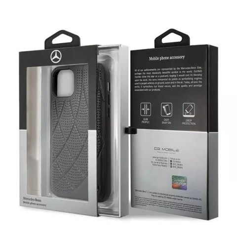 Mercedes Etui ochronne Mercedes MEHCP12SDIQBK do Apple iPhone 12 Mini 5,4" czarny/black hardcase Bow Line Mercedes Etui ochronne Mercedes MEHCP12SDIQBK do Apple iPhone 12 Mini 5,4" czarny/black hardcase Bow Line