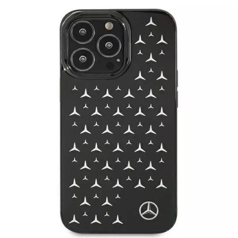 Mercedes Etui ochronne Mercedes MEHCP13LESPBK do Apple iPhone 13 Pro / 13 6,1" czarny/black hardcase Silver Stars Pattern Mercedes Etui ochronne Mercedes MEHCP13LESPBK do Apple iPhone 13 Pro / 13 6,1" czarny/black hardcase Silver Stars Pattern