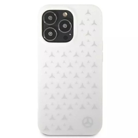 Mercedes Etui ochronne Mercedes MEHCP13LESPWH do Apple iPhone 13 Pro / 13 6,1" biały/white hardcase Silver Stars Pattern Mercedes Etui ochronne Mercedes MEHCP13LESPWH do Apple iPhone 13 Pro / 13 6,1" biały/white hardcase Silver Stars Pattern