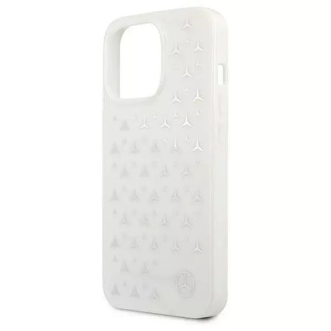 Mercedes Etui ochronne Mercedes MEHCP13LESPWH do Apple iPhone 13 Pro / 13 6,1" biały/white hardcase Silver Stars Pattern Mercedes Etui ochronne Mercedes MEHCP13LESPWH do Apple iPhone 13 Pro / 13 6,1" biały/white hardcase Silver Stars Pattern