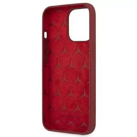 Mercedes Etui ochronne Mercedes MEHCP13LSILRE do Apple iPhone 13 Pro / 13 6,1" czerwony/red hardcase Silicone Line Mercedes Etui ochronne Mercedes MEHCP13LSILRE do Apple iPhone 13 Pro / 13 6,1" czerwony/red hardcase Silicone Line