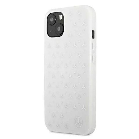 Mercedes Etui ochronne Mercedes MEHCP13MESPWH do Apple iPhone 13 6,1" biały/white hardcase Silver Stars Pattern Mercedes Etui ochronne Mercedes MEHCP13MESPWH do Apple iPhone 13 6,1" biały/white hardcase Silver Stars Pattern