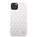 Mercedes Etui ochronne Mercedes MEHCP13MESPWH do Apple iPhone 13 6,1" biały/white hardcase Silver Stars Pattern
