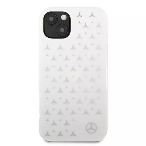 Mercedes Etui ochronne Mercedes MEHCP13MESPWH do Apple iPhone 13 6,1" biały/white hardcase Silver Stars Pattern Mercedes Etui ochronne Mercedes MEHCP13MESPWH do Apple iPhone 13 6,1" biały/white hardcase Silver Stars Pattern