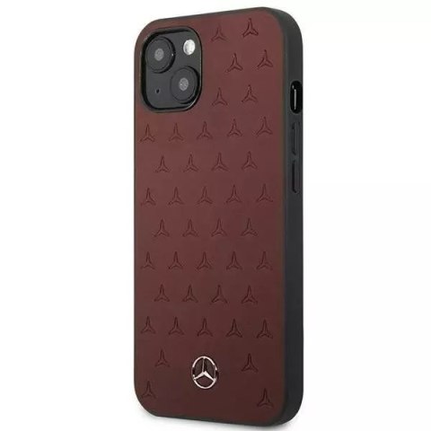 Mercedes Etui ochronne Mercedes MEHCP13MPSQRE do Apple iPhone 13 6,1" czerwony/red hardcase Leather Stars Pattern Mercedes Etui ochronne Mercedes MEHCP13MPSQRE do Apple iPhone 13 6,1" czerwony/red hardcase Leather Stars Pattern