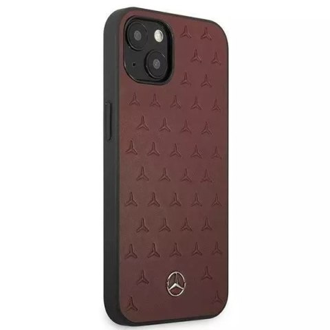 Mercedes Etui ochronne Mercedes MEHCP13MPSQRE do Apple iPhone 13 6,1" czerwony/red hardcase Leather Stars Pattern Mercedes Etui ochronne Mercedes MEHCP13MPSQRE do Apple iPhone 13 6,1" czerwony/red hardcase Leather Stars Pattern