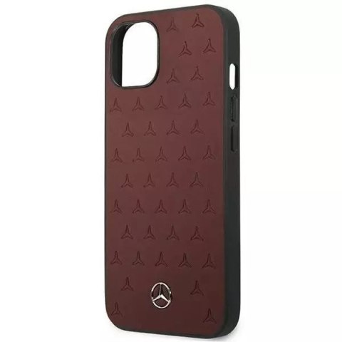 Mercedes Etui ochronne Mercedes MEHCP13MPSQRE do Apple iPhone 13 6,1" czerwony/red hardcase Leather Stars Pattern Mercedes Etui ochronne Mercedes MEHCP13MPSQRE do Apple iPhone 13 6,1" czerwony/red hardcase Leather Stars Pattern