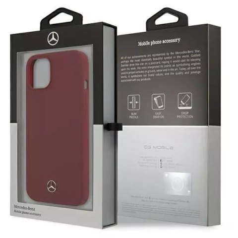 Mercedes Etui ochronne Mercedes MEHCP13MSILRE do Apple iPhone 13 6,1" czerwony/red hardcase Silicone Line Mercedes Etui ochronne Mercedes MEHCP13MSILRE do Apple iPhone 13 6,1" czerwony/red hardcase Silicone Line