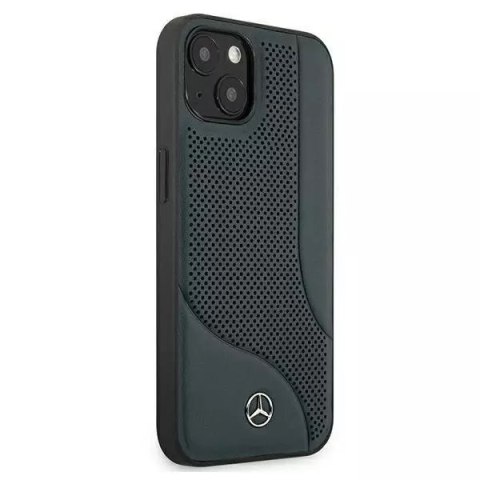 Mercedes Etui ochronne Mercedes MEHCP13SCDONA do Apple iPhone 13 Mini 5,4" granatowy/navy hardcase Leather Perforated Area Mercedes Etui ochronne Mercedes MEHCP13SCDONA do Apple iPhone 13 Mini 5,4" granatowy/navy hardcase Leather Perforated Area