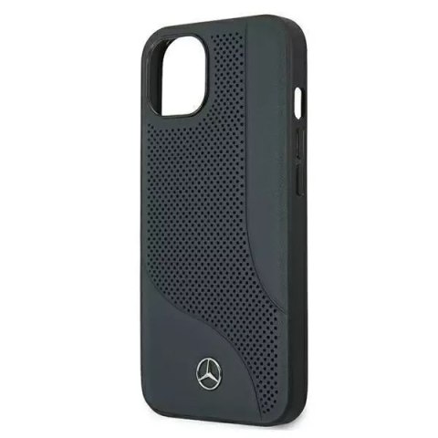Mercedes Etui ochronne Mercedes MEHCP13SCDONA do Apple iPhone 13 Mini 5,4" granatowy/navy hardcase Leather Perforated Area Mercedes Etui ochronne Mercedes MEHCP13SCDONA do Apple iPhone 13 Mini 5,4" granatowy/navy hardcase Leather Perforated Area