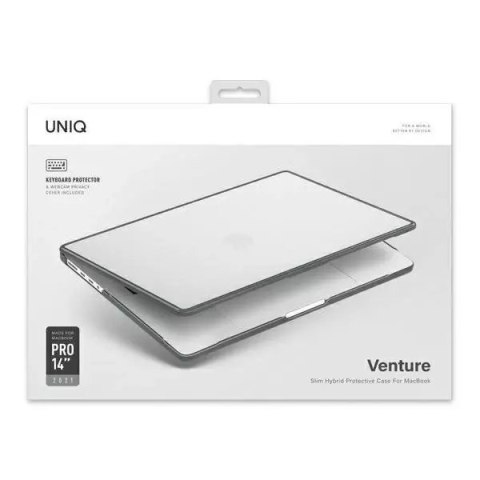 UNIQ Etui na laptopa UNIQ Venture do MacBook Pro 14" (2021) szary/charcoal frost grey UNIQ Etui na laptopa UNIQ Venture do MacBook Pro 14" (2021) szary/charcoal frost grey