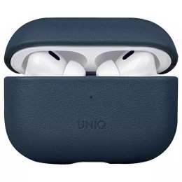 UNIQ Etui ochronne na słuchawki UNIQ Terra do AirPods Pro 2 gen. Genuine Leather niebieski/space blue