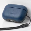 UNIQ Etui ochronne na słuchawki UNIQ Terra do AirPods Pro 2 gen. Genuine Leather niebieski/space blue