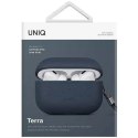 UNIQ Etui ochronne na słuchawki UNIQ Terra do AirPods Pro 2 gen. Genuine Leather niebieski/space blue