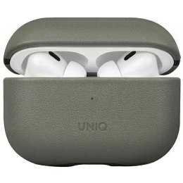 UNIQ Etui ochronne na słuchawki UNIQ Vencer do AirPods Pro 2 gen. Genuine Leather zielony/lichen green