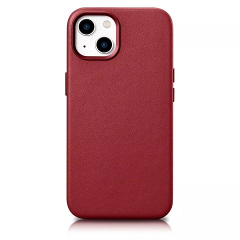 ICarer Etui na telefon iCarer Case Leather z naturalnej skóry do iPhone 14 Plus czerwony (kompatybilne z MagSafe) ICarer Etui na telefon iCarer Case Leather z naturalnej skóry do iPhone 14 Plus czerwony (kompatybilne z MagSafe)