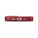 ICarer Etui na telefon iCarer Case Leather z naturalnej skóry do iPhone 14 Plus czerwony (kompatybilne z MagSafe)