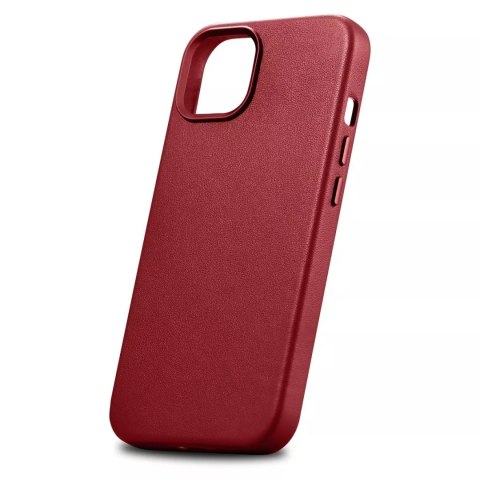 ICarer Etui na telefon iCarer Case Leather z naturalnej skóry do iPhone 14 Plus czerwony (kompatybilne z MagSafe) ICarer Etui na telefon iCarer Case Leather z naturalnej skóry do iPhone 14 Plus czerwony (kompatybilne z MagSafe)