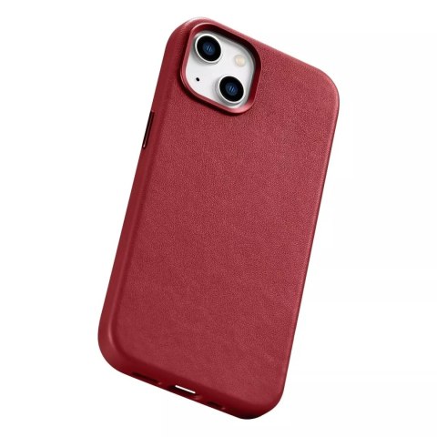 ICarer Etui na telefon iCarer Case Leather z naturalnej skóry do iPhone 14 Plus czerwony (kompatybilne z MagSafe) ICarer Etui na telefon iCarer Case Leather z naturalnej skóry do iPhone 14 Plus czerwony (kompatybilne z MagSafe)